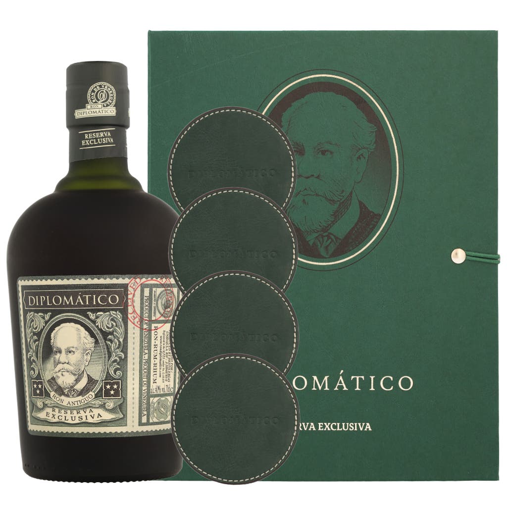 Diplomatico Reserva Exclusiva + Coasters 70cl