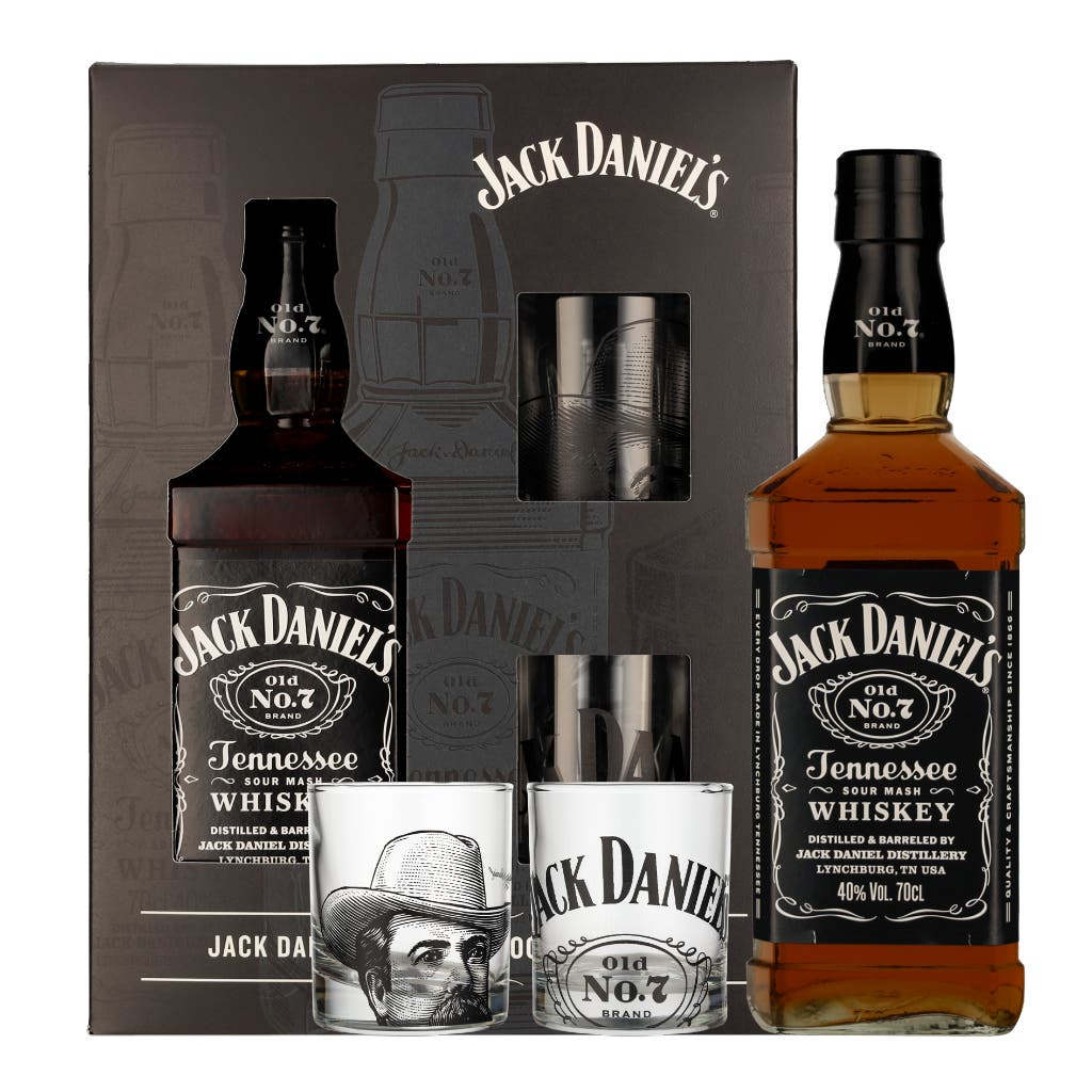 Jack Daniel's + 2 Glasses 70cl