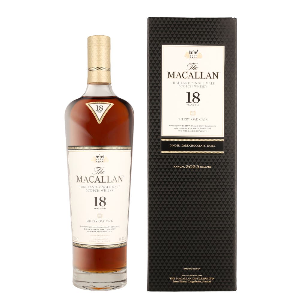 The Macallan 18 Years Sherry Oak Release 2023 70cl