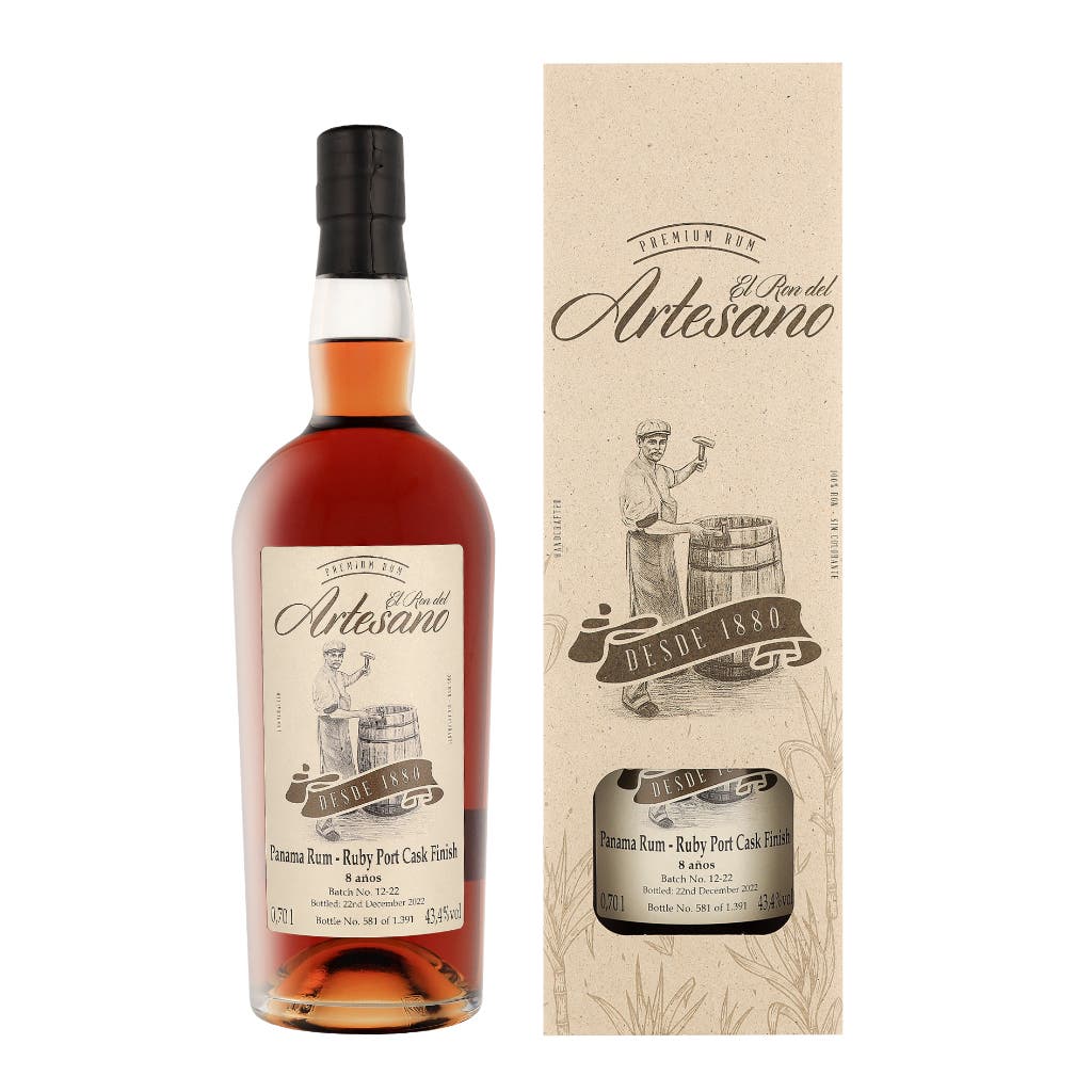 El Ron Del Artesano 8 Years Ruby Port Cask Finisch 70cl