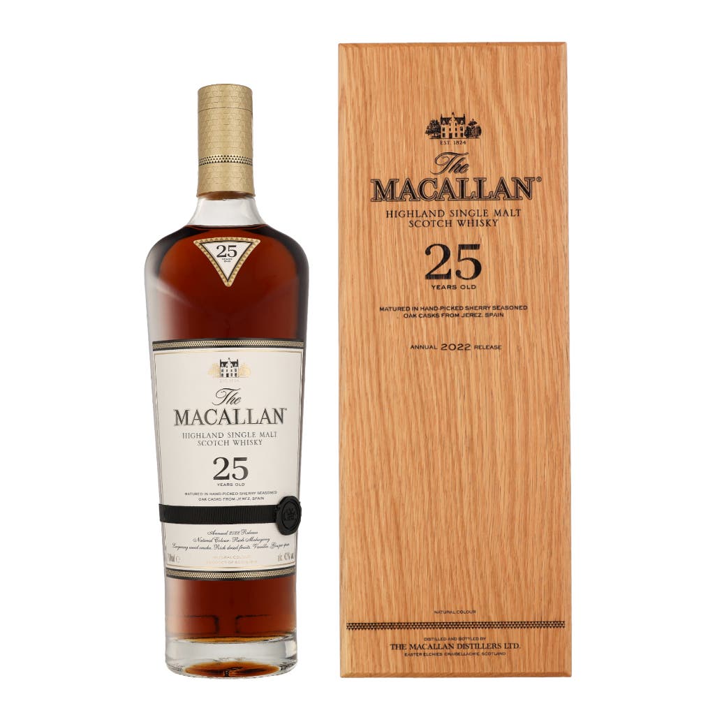 The Macallan 25 Years Sherry Oak 2022 Release 70cl