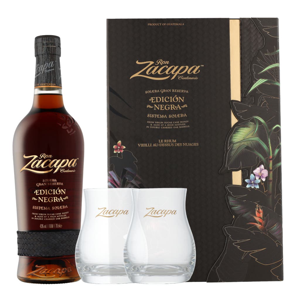 Zacapa Edicion Negra + 2 Glasses